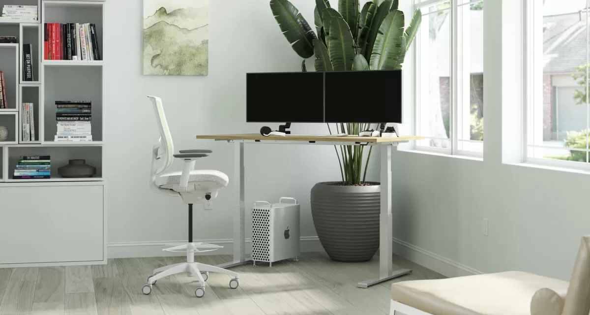 Home Office Setups 2 - The Desk Foundry - Height Adjustable Desks furniture store home office furniture setups img 5 jpg - The Desk Foundry - Height Adjustable Desks