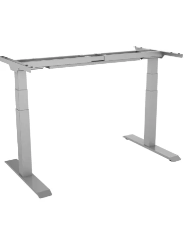 Home 1 - The Desk Foundry - Height Adjustable Desks Dual Motor Standing Desk - Grey - with no Table Top