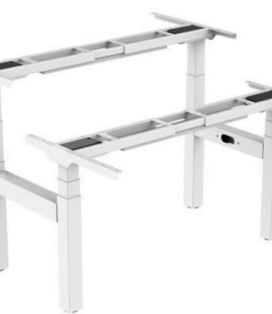 Home 5 - The Desk Foundry - Height Adjustable Desks Office/Commercial Dual Benching Desk - Standing Desks - Grey Edition - Alternative