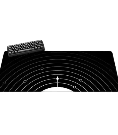 Home 13 - The Desk Foundry - Height Adjustable Desks Orbital Flight Deskpad Mousepad Black White