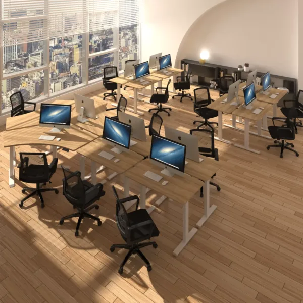 Office/Commercial Dual Benching Desk – Standing Desks – Main Image Office/Commercial Dual Benching Desk - Standing Desks - Main Image